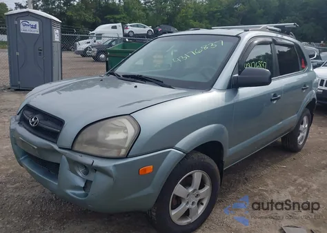 2008 Hyundai Tucson Gls из США, поврежденный, VIN KM8JM12B98U734116